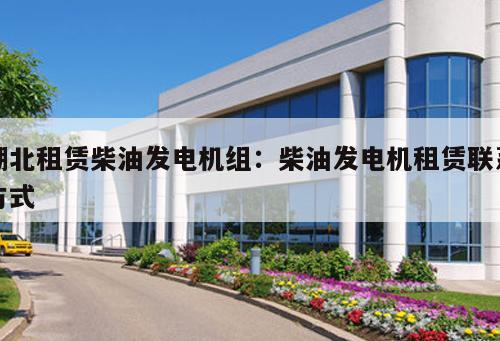 湖北租賃柴油發電機組：柴油發電機租賃聯系方式 